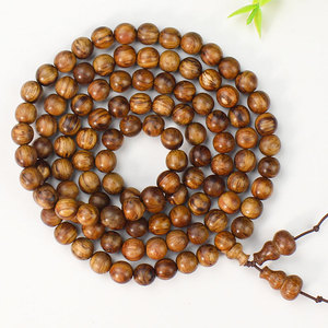 Hainan Rosewood <b>Bracelet</b> 108 Beads 8mm Buddhist Prayer Beads Unisex New Chinese Style Jewelry - Product Image 5