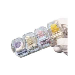 Probador de interruptores de teclado mecánico con 4 vástago de colores, carcasa transparente, decoración de escritorio para gamers y regalos - Product Image 5