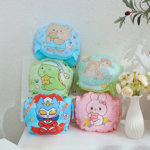 Brazaletes de natación para niños, flotadores de dibujos animados de PVC con doble airbag para niños de 2 a 4 años, equipo de seguridad para nadar - Product Image 5