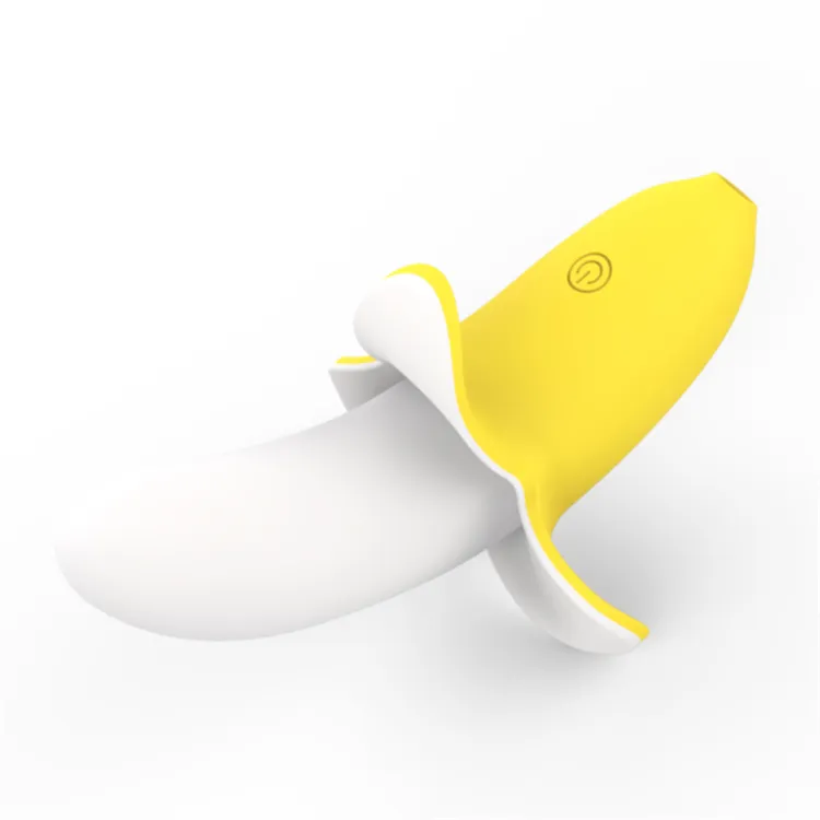 Food Grade Siliconen Banaan Vibrator Zacht Schattig Speelgoed Voor Vrouwen Trillen