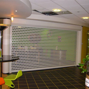 Cheap Aluminum Grille Roller Shutter <strong>Door</strong> Security Perforated Grill <strong>Rolling</strong> up <strong>Doors</strong> Warehouse Wholesale <strong>Prices</strong> - Product Image 2