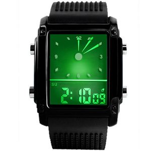 Multifunctional Fashion Electronic Watch Led Display Unisex Sport Watch With Digital Time And Date Black Strap - Product Image 3