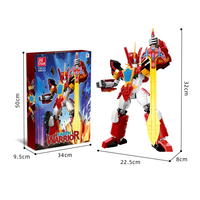 JIESTAR 58033 1126PCS Robot Serie Earth Messenger Mech, Bloques de Construcción, Modelo de Juguete Educativo Técnico, Regalo para Festividades