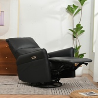 Fauteuil inclinable multifonctionnel pivotant et à bascule en PU, style moderne, avec fonction de levage électrique, pour salon et loisirs – Stock USA