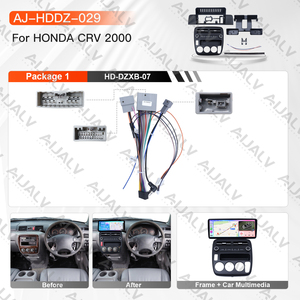 Autoradio OLED 12,3 pouces avec GPS, Android Auto, Carplay, DSP, lecteur CD, caméra de recul, Mirror Link, pour tableau de bord Honda CRV <span class=keywords><strong>2000</strong></span> - Product Image 2