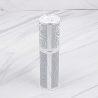Pot en plastique transparent rond pour crème et lotion cosmétique, conteneur cosmétique de 50/100 ml, emballage direct du fabricant
