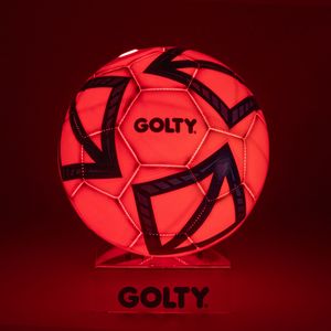 כדורגל זוהר GOLTY LED-2002 מידה 5 משקל 340-350 גרם וקוטר 680-700 מ\\\"מ עם תאורת LED מחזירת אור - Product Image 1