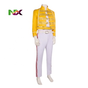 Disfraz <span class=keywords><strong>de</strong></span> Freddie Mercury <span class=keywords><strong>de</strong></span> la banda Queen, atuendo para conciertos, fiestas <span class=keywords><strong>de</strong></span> Halloween, actuaciones en escenario, cantante <span class=keywords><strong>de</strong></span> rock, <span class=keywords><strong>disfraces</strong></span> <span class=keywords><strong>de</strong></span> anime - Product Image 2