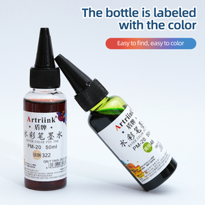 Màu Nước Đánh Dấu Mực 50Ml Màu Duy Nhất Có Thể Giặt Trẻ Em Của Sơn Đánh Dấu Nạp Chất Lỏng Cho Mẫu Giáo Màu Bút - Product Image 2
