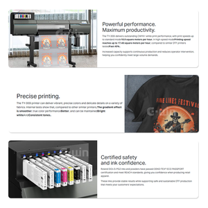 Roland TY-300i <b>Printer</b> 1200 dpi Textile Inkjet <b>Printer</b> <b>for</b> Cotton-Polyester Blend Fabric Printing - Product Image 2
