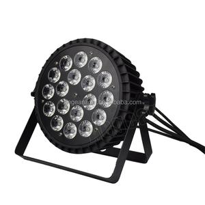 18x10w RGBW 4in1 Disco Uplights Cast Aluminum <strong>Shell</strong> Flat Led Par <strong>Light</strong> - Product Image 5