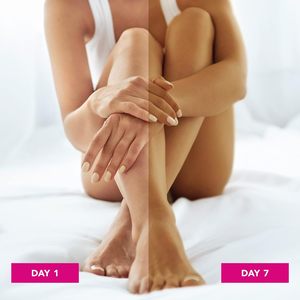 Loción de bronceado sin sol autobronceadora con brillo natural para tono de <span class=keywords><strong>piel</strong></span> justo a medio, crema de bronceado reafirmante anticelulitis - Product Image 3