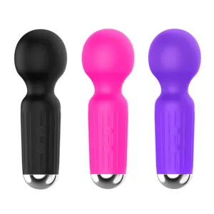 Người Phụ Nữ Mini AV Wand Vibrator 20 Tần Số Người Phụ Nữ Âm Đạo Cô Gái Âm Hộ AV Vibrator Mạnh Mẽ Massager Âm Vật Kích Thích Dương Vật Giả SexToy