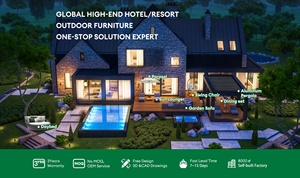 Juego de Sofás de Jardín, Muebles de Exterior de Aluminio Modernos con Cojines para Patio, Villa, Hotel, <span class=keywords><strong>Terraza</strong></span>, Marca Dephoon - Product Image 6