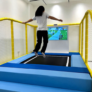 Venta caliente pantalla LED interactiva AR trampolín <span class=keywords><strong>Kinect</strong></span> 2,0 Sensor juegos para patio interior de los niños - Product Image 1