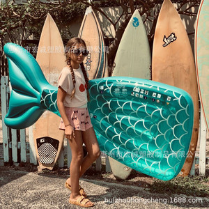 Mermaid Inflatable Swimming Float 180x90cm PVC Adult Pool Raft Floating Mat For Water Fun - Product Image 3