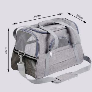 Soft Sided Cat & Dog <b>Carrier</b>, Custom Travel <b>Pet</b> Bag, Collapsible for Small <b>Pets</b> up to 15 Lbs - Product Image 4