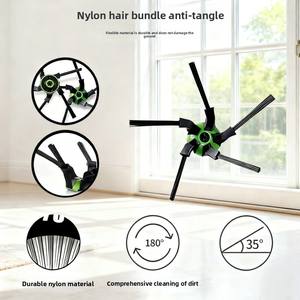 5 piezas de repuesto para cepillos laterales de barrido de bordes para aspiradora iRobot <span class=keywords><strong>Roomba</strong></span> S9 (9150) S9+ S9 Plus (9550) Serie S - Product Image 6