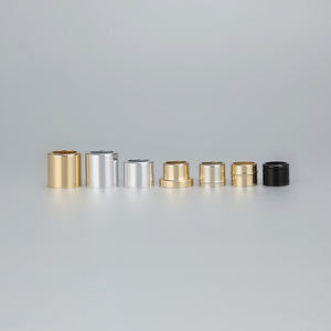 بيع بالجملة * 14 غطاء زجاجة من زجاج الألومنيوم غطاء كتف عطر ملحقات بخاخ قطارة معدنية - Product Image 2