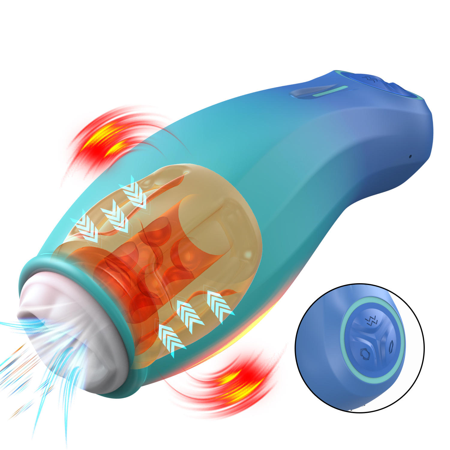 Male Rose Tik Tok Hot Glans Trainer Enhance Masturbation 