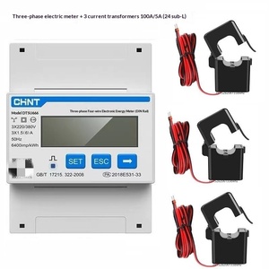 Transformador CTK de Plástico <span class=keywords><strong>Chint</strong></span> DTSU666 para Uso Profesional, 50Hz, 100/5A, 200/5A, 150/5A, Tipo Riel, Medidor de Energía Trifásico de Cuatro Cables - Product Image 6