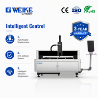 Kit de découpe laser fibre CNC automatique industriel 3015 pour acier inoxydable et métal, refroidi par eau, système 3 axes, AI PLT Hiwin, 3 ans de garantie