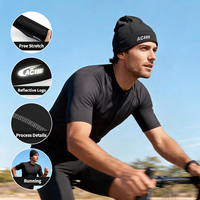 Gorros de Ciclismo y Montañismo Personalizados, Gorro de Alto Rendimiento con Forro de Satén, Gorros para Correr con Logotipo Impreso, Gorra de Ciclismo