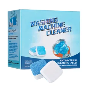 Washing Machine Cleaner Descaler 24 Pack - Bad odors Cleaning Tablets Natural formula
