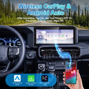 New Design Navihua Touch Screen Carplay DVD Player for Toyota Prado LC250 2024 2025 Car Radio Stereo <b>Auto</b> WIFI - Product Image 4