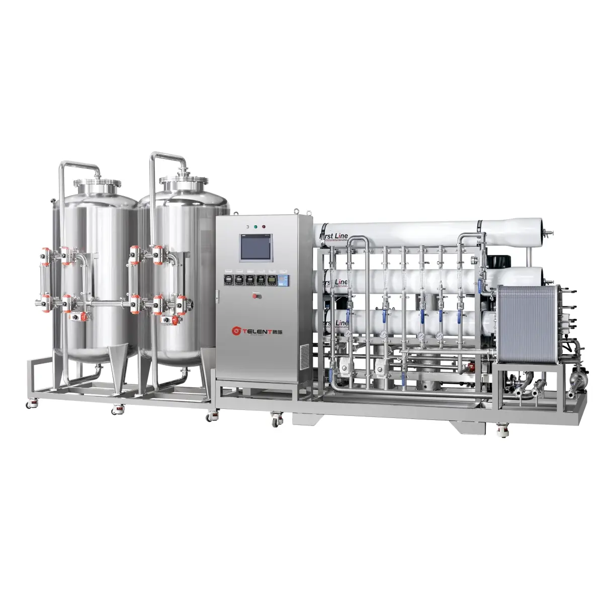 Equipamento De Tratamento De água Poço De Água Subterrâneas Maquinaria De Osmose Reversa Do Filtro RO Máquina De Fazer Água Mineral