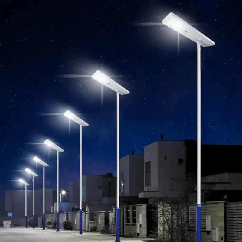 高変換省エネアルミ屋外防水LEDソーラーエネルギー自動クリーニング街路灯