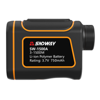 Télémètre laser portable SNDWAY SW-600A, portée 600 m, grossissement 6,0x/7,0x, protection IP54, pour golf, chasse, mesure de vitesse, télescope