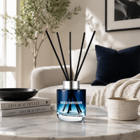 Diffuseur de parfum en verre dégradé de luxe avec huile |   Diffuseur d'ambiance personnalisé avec logo, sans BPA, sans alcool, parfum longue durée