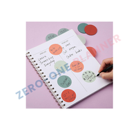 Promotion Personnalisation Blocs-notes adhésifs transparents en PET, ronds, couleurs pastel, avec lignes transversales, pour la Bible