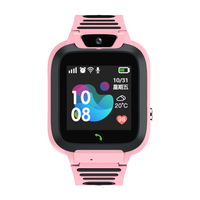 Reloj Inteligente para Niños Q18 al por Mayor, HW-C6 Cuadrado, Tarjeta SIM 4G, Función de Llamada, Rastreador GPS LBS, Resistente al Agua IP65, Regalo para Niños