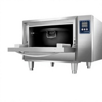 Armoire de cuisson de riz intelligente en acier inoxydable, cuiseur à riz électrique avec contrôle numérique du minuterie, capacité 5 kg, équipement de cuisine professionnel