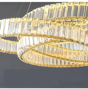 Lampadario per interni in cristallo E26/27 <span class=keywords><strong>luce</strong></span> Spot girevole LED <span class=keywords><strong>luce</strong></span> da soffitto per cucina soggiorno camera da letto - Product Image 6