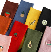 Chaussettes de sport écologiques antidérapantes en coton 100% avec bordure unie et broderie personnalisée pour femme – Vente en gros