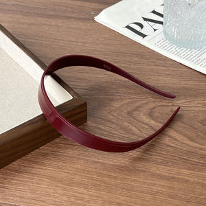 عصابة رأس كلاسيكية جديدة بأسلوب فرنسي من الأسيتات بطول 14 سم، متعددة الألوان، مضادة للانزلاق، بتصميم بسيط لغسل الوجه - Product Image 2