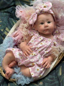 Muñeca Reborn Flexible <span class=keywords><strong>de</strong></span> 18 Pulgadas, Cuerpo Completo <span class=keywords><strong>de</strong></span> Silicona, Niña Realista, Juguete Suave para Recién Nacidos, Set <span class=keywords><strong>de</strong></span> Regalo para Niños con Accesorios - Product Image 2
