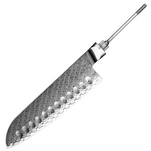 Professionele Diy Damascus Staal Keukenmes Blank Blade Set Zonder Handvat - Product Image 4