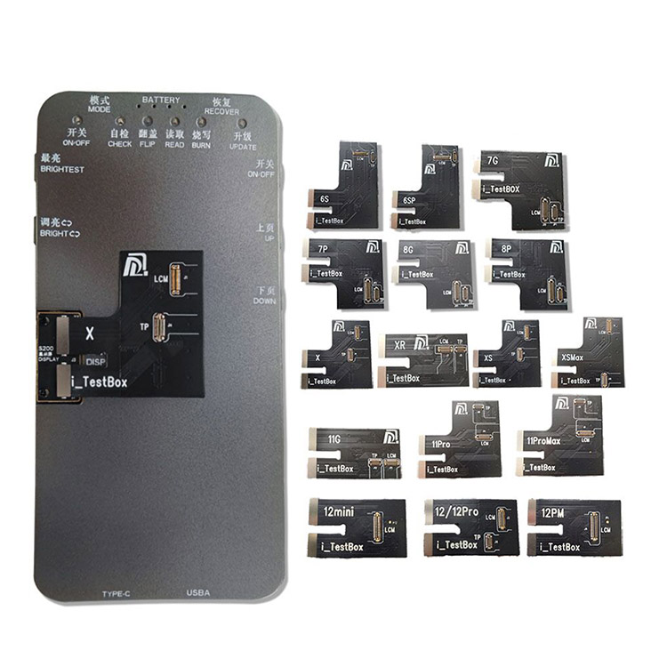 ЖК-тестер Novecel S200, программатор с True Tone, с дигитайзером и сенсорным экраном 3D для iPhone 6S до 12 Pro Max