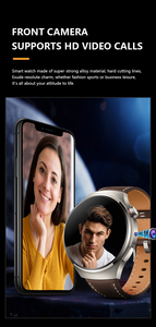 4G Sim <span class=keywords><strong>Android</strong></span> Pantalla de 1,62 pulgadas Compatible con videollamadas 4G 5G Reloj inteligente B14 Ultra reloj inteligente 4g con cámara Reloj Inteligente - Product Image 6