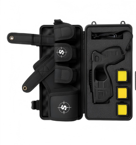 X26 teaser Training Safety 5M Remote Long Distance Control <b>Toy</b> Model Gun Keychain <b>Set</b> With Cartridge for Hunting Accessories - Product Image 4