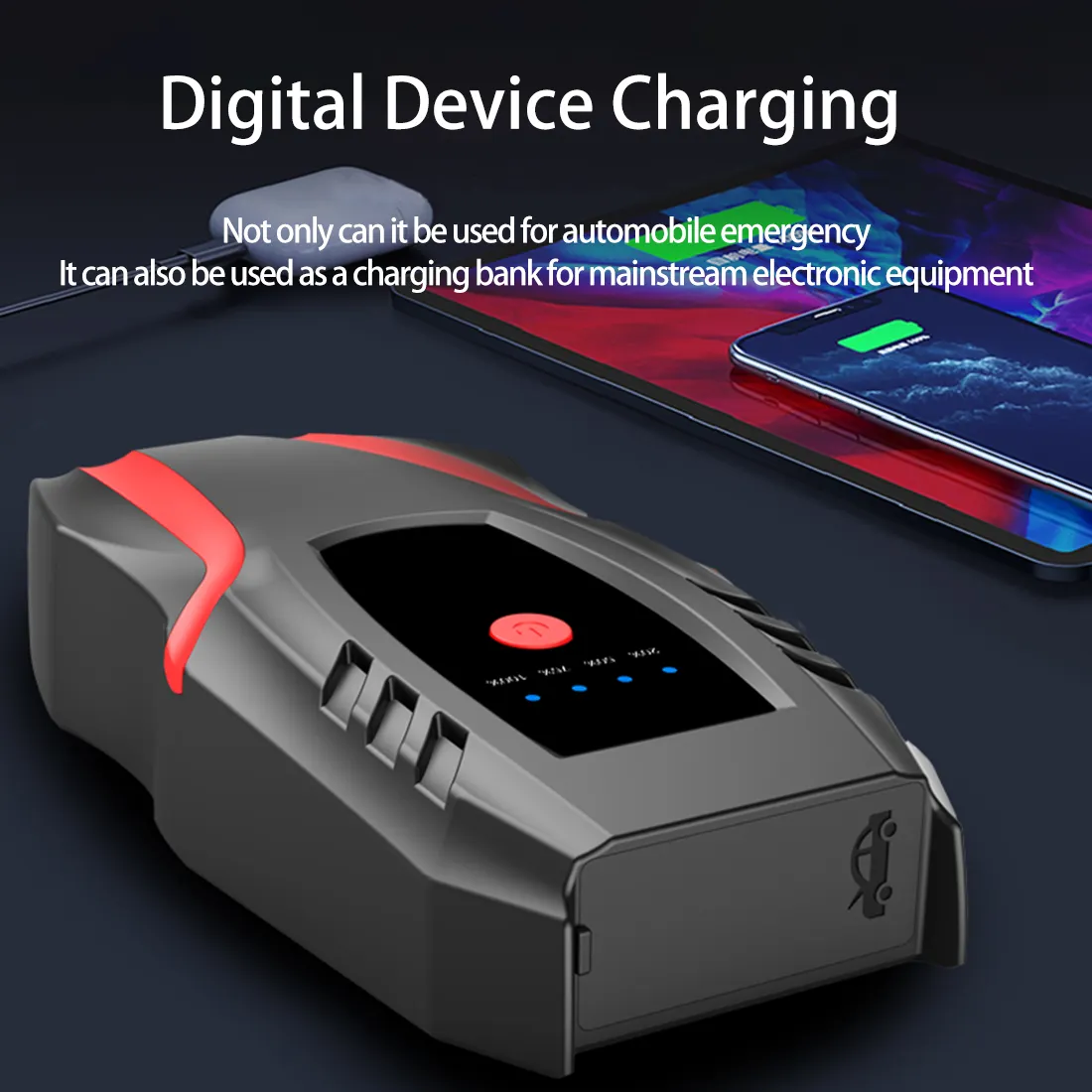 New Car Emergency Battery Jump Starter Power Bank 12V Emergency Booster Starting Device Auto Starting