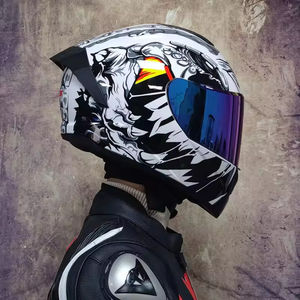 <span class=keywords><strong>Casque</strong></span> de <span class=keywords><strong>moto</strong></span> de course à Double lentille de sécurité professionnelle <span class=keywords><strong>Casque</strong></span> <span class=keywords><strong>intégral</strong></span> <span class=keywords><strong>Cross</strong></span> Country CapaceteDOT Approuvé Casco <span class=keywords><strong>Moto</strong></span> - Product Image 2