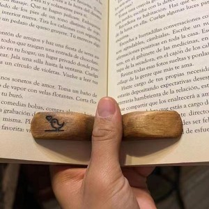 Wooden Bird Thumb <b>Bookmark</b> Engraved Cartoon Design Classic Style Reusable Book Clip For Reading - Product Image 4