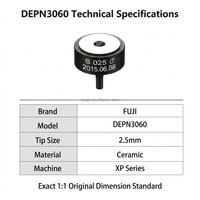 Buse SMT FUJI XP242 XP243 DEPN3060 2,5 mm en céramique pour montage de composants, remplacement pour monteur de la série FUJI XP