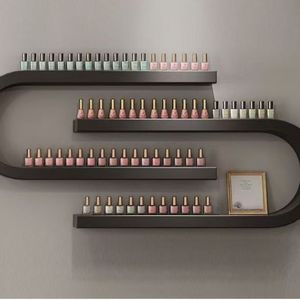 Giá đỡ trưng bày sơn móng tay hình chữ U, giá để sơn móng tay treo tường, giá trưng bày treo tường, kệ để đồ hình chữ U treo tường - Product Image 5