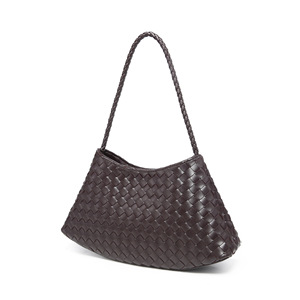 Sacs à bandoulière tissés couleur unie pour femmes, design demi-lune, vente en gros, sacs à main tissés à <span class=keywords><strong>la</strong></span> main personnalisés, dernières nouveautés très vendues pour jeunes femmes - Product Image 3